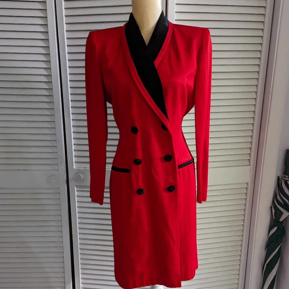 Vintage Danny and Nicole Shoulder Padded Coat Size 6